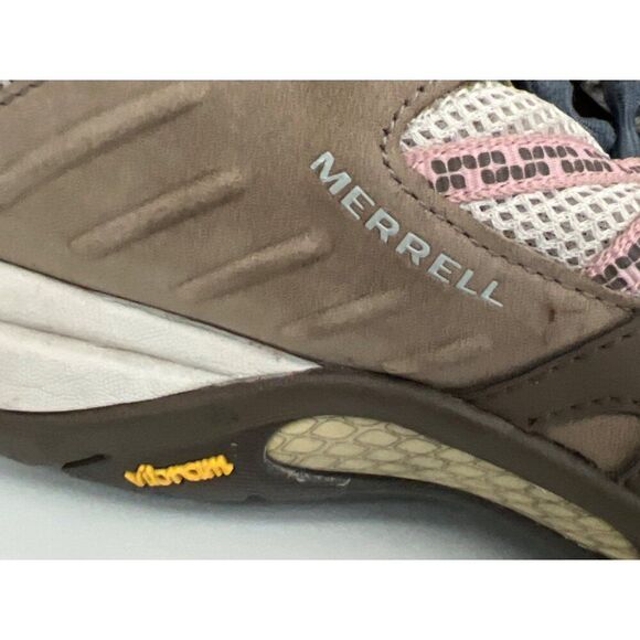 Merrell Women Siren Elephant/ Pink Hiking Shoes Size 8 - Picture 3 of 7